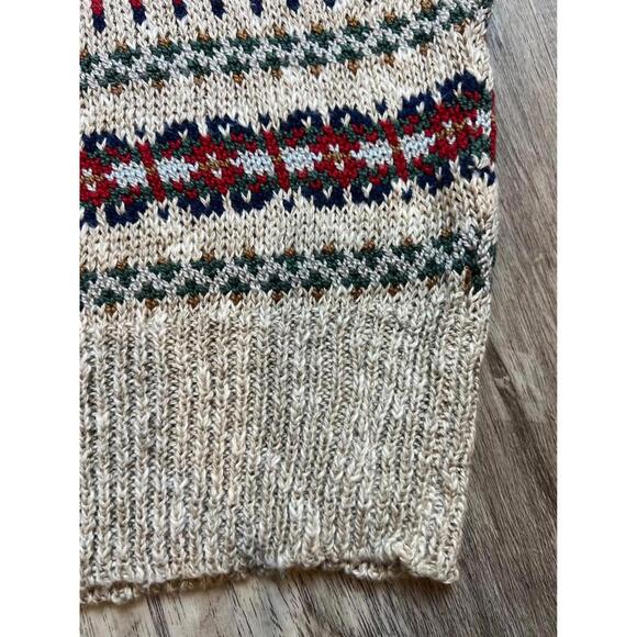 Vintage Michael Ross Fair Isle Sweater Vest 42 - Picture 10 of 10